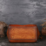 GENUINE LEATHER LADIES RETRO BAG - ALKATEURE COLLECTIONS