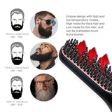 3 IN 1 MULTIFUNCTIONAL HAIR AND BEARD STRAIGHTENER COMB/BRUSH - ALKATEURE COLLECTIONS