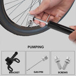 PORTABLE MINI BICYCLE PUMP - ALKATEURE COLLECTIONS