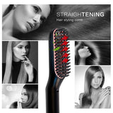 3 IN 1 MULTIFUNCTIONAL HAIR AND BEARD STRAIGHTENER COMB/BRUSH - ALKATEURE COLLECTIONS