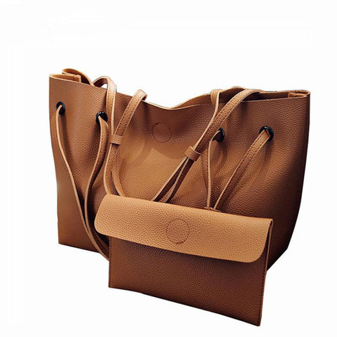 2 IN 1 SOFT LEATHER SHOULDER BAGS - ALKATEURE COLLECTIONS