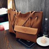 2 IN 1 SOFT LEATHER SHOULDER BAGS - ALKATEURE COLLECTIONS