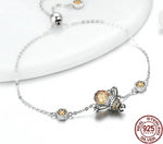 925 STERLING SILVER DANCING BEE CHAIN - ALKATEURE COLLECTIONS