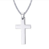 MENS CROSS PENDANT NECKLACE - ALKATEURE COLLECTIONS