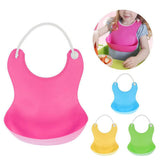 WASHABLE SILICONE BABY FEEDING BIB - ALKATEURE COLLECTIONS