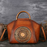 GENUINE LEATHER LADIES RETRO BAG - ALKATEURE COLLECTIONS