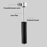 PORTABLE MINI BICYCLE PUMP - ALKATEURE COLLECTIONS