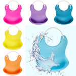 WASHABLE SILICONE BABY FEEDING BIB - ALKATEURE COLLECTIONS