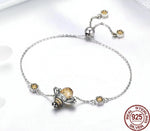 925 STERLING SILVER DANCING BEE CHAIN - ALKATEURE COLLECTIONS