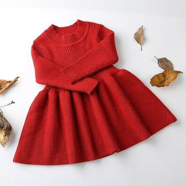 Winter frock outlet for baby girl