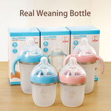 BABY SOFT SILICONE FEEDING BOTTLE - ALKATEURE COLLECTIONS