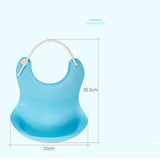 WASHABLE SILICONE BABY FEEDING BIB - ALKATEURE COLLECTIONS