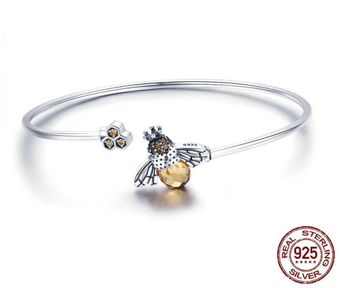 925 STERLING SILVER BEE BRACELETS - ALKATEURE COLLECTIONS